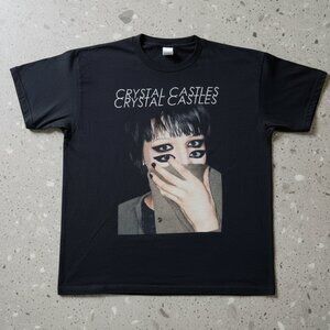 Crystal Castles Vintage Electronic Music Graphic T-Shirt | Indie Electro Fan Tee